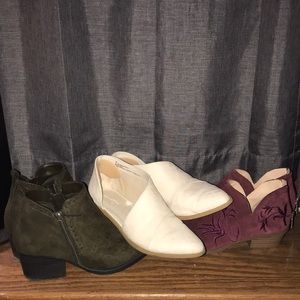 Ankle Boot Bundle 3 for 1: Size 7 wide